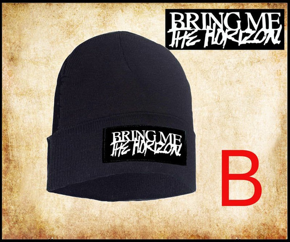 Czapka zimowa z naszywką BRING ME THE HORIZON