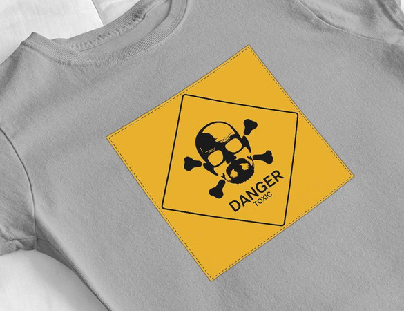 Bluzka damska z naszywką Breaking Bad toxic