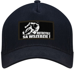 Czapka MOTOCYKLE SĄ WSZĘDZIE bejsbolówka naszywką