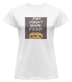 Bluzka damska z naszywką Friends food