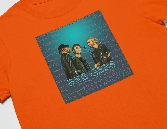 Koszulka z naszywką Bee Gees 01