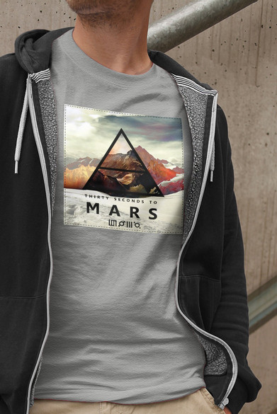 Koszulka z naszywką 30 Seconds To Mars 4