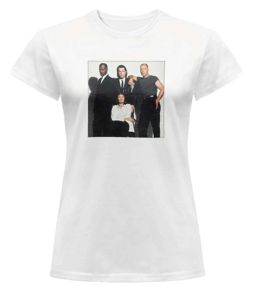 Bluzka damska z naszywką Pulp Fiction Squad 02