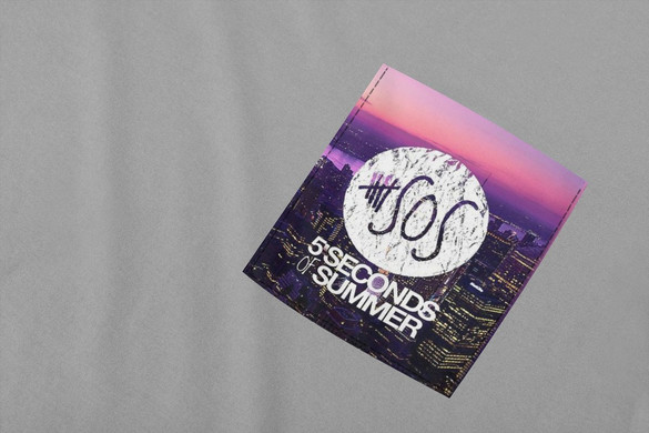 Koszulka z kieszonką 5 SECONDS OF SUMMER