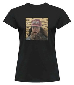 Bluzka damska z naszywką Forrest Gump beard