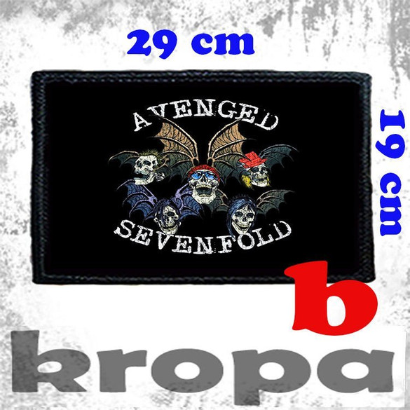 Naszywka duża na ubranie AVENGED SEVENFOLD
