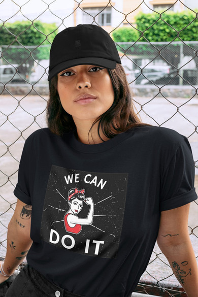 Koszulka z naszywką We Can Do It