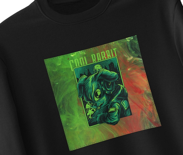 Bluza z naszywką COOL RABBIT