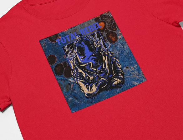 Koszulka z naszywką TOTAL REBEL