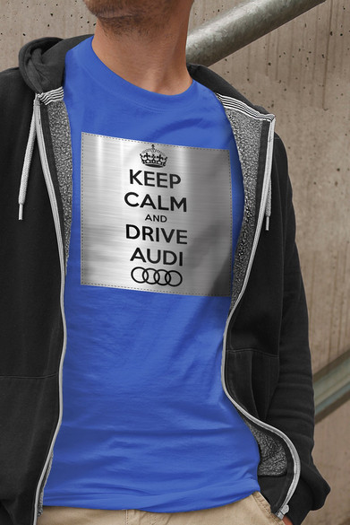Koszulka z naszywką Audi Keep Calm