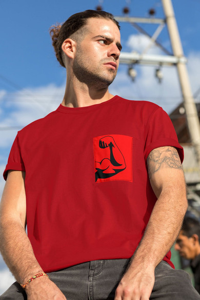 Koszulka z kieszonką SIŁA