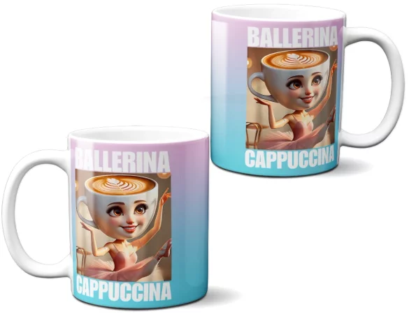 Kubek Italian Brainrot Ballerina Cappucina włoski brainrot