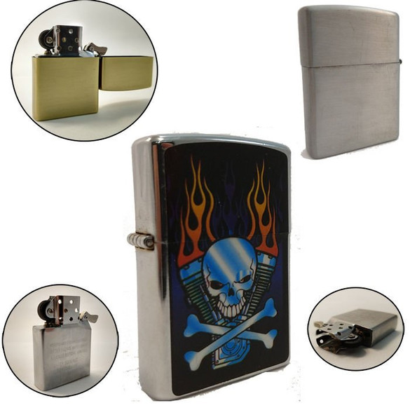 Zapalniczka Benzynowa CZACHA DWA PŁOMIENIE