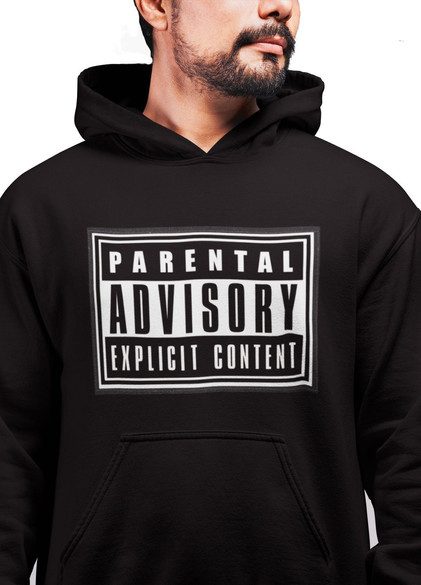 Bluza z naszywką PARENTAL ADVISORY