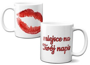 Kubek na Walentynki DODAJ NAPIS!