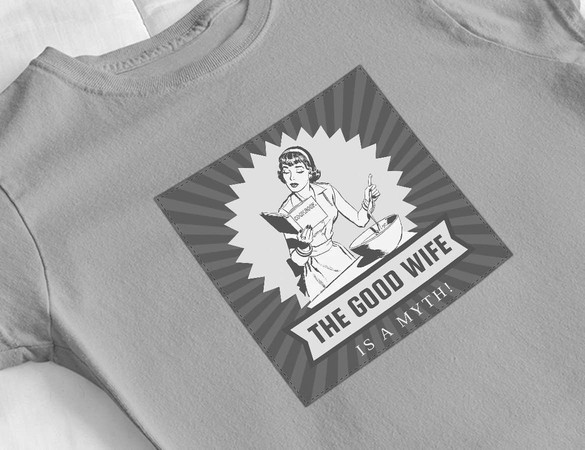 Bluzka damska z naszywką The good wife