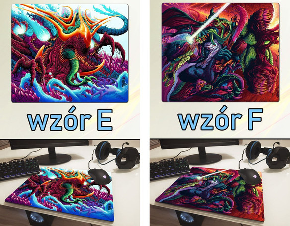 Podkładka pod mysz COUNTER-STRIKE  36x29cm Z POLSKI +imię