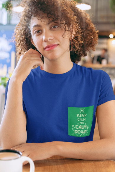 Koszulka z kieszonką KEEP CALM AXII