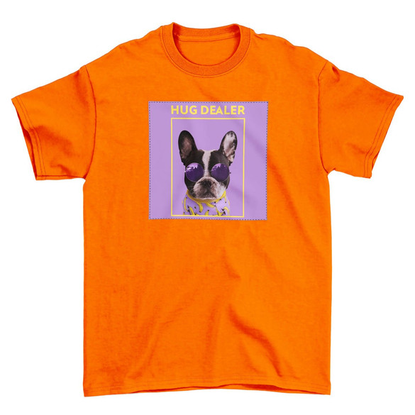Koszulka z naszywką Hug dealer