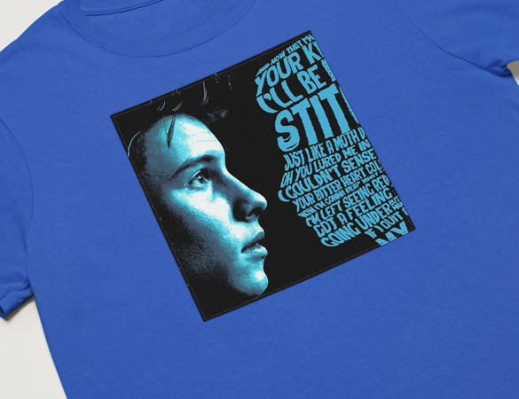 Koszulka z naszywką Shawn Mendes 02