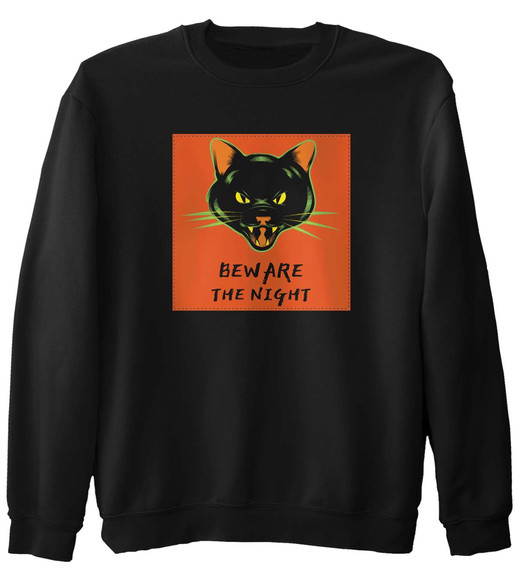 Bluza z naszywką Beware the night