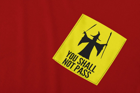 Koszulka z kieszonką YOU SHALL NOT PASS