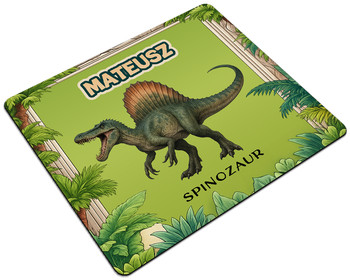 Podkładka Dinozaury Spinozaur z nadrukiem imienia 24x19cm