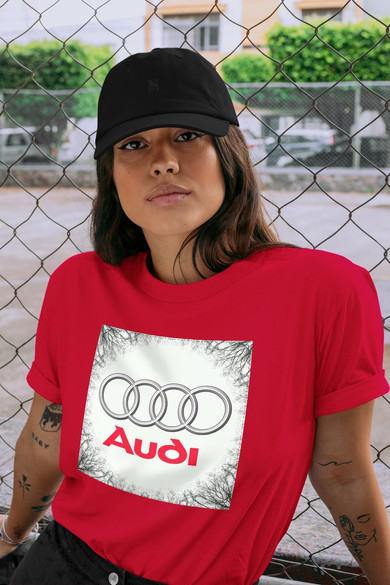 Koszulka z naszywką Audi 02