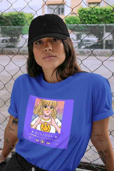 Koszulka z naszywką Music window