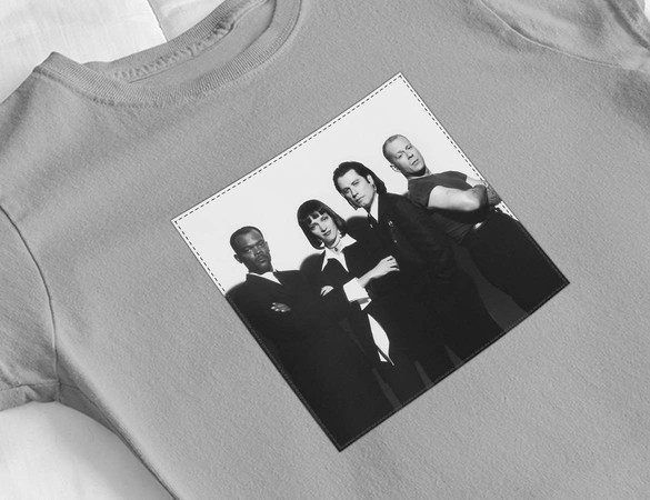 Bluzka damska z naszywką Pulp Fiction Squad 01