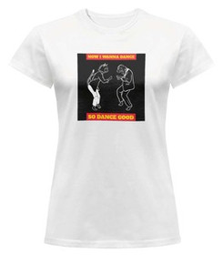 Bluzka damska z naszywką Now I Wanna Dance...