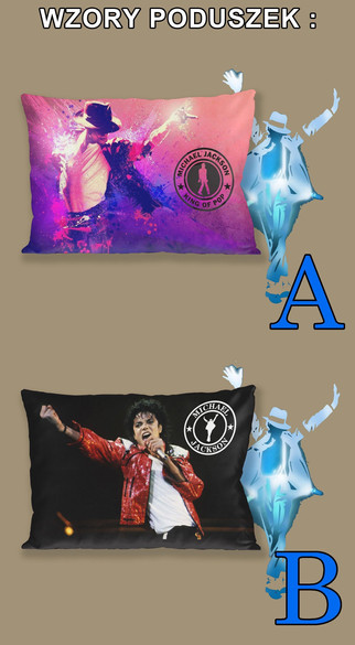 MICHAEL JACKSON Zestaw poduszka kubek WZORY+GRATIS