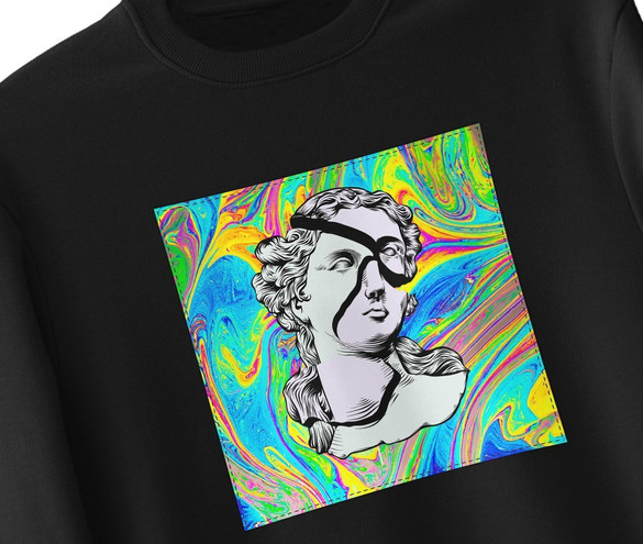 Bluza z naszywką Psychodelic 05
