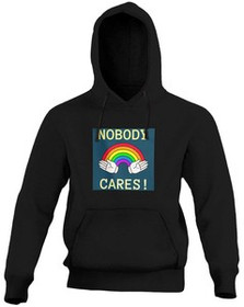 Bluza z naszywką Nobody cares