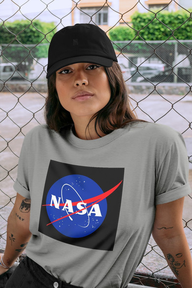 Koszulka z naszywką NASA logo