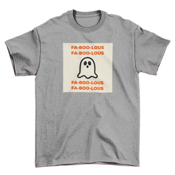 Koszulka z naszywką FA-BOO-LOUS