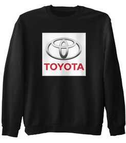 Bluza z naszywką Toyota logo white