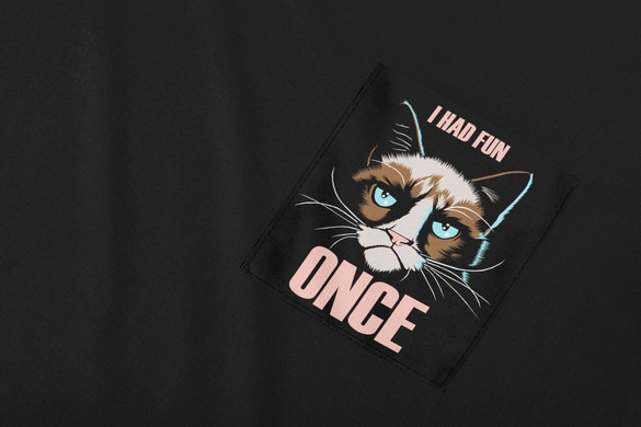 Koszulka z kieszonką GRUMPY CAT