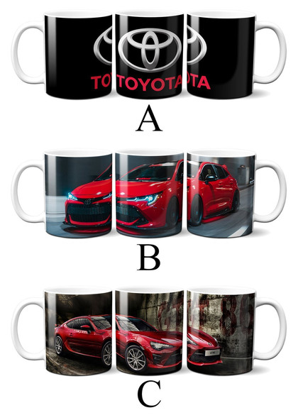  Zestaw TOYOTA poduszka+kubek WZORY+GRATIS!