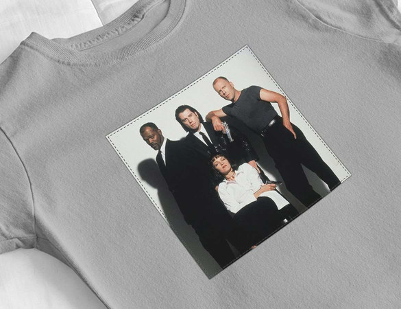 Bluzka damska z naszywką Pulp Fiction Squad 02