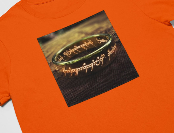 Koszulka z naszywką Lord of the Rings –Ring