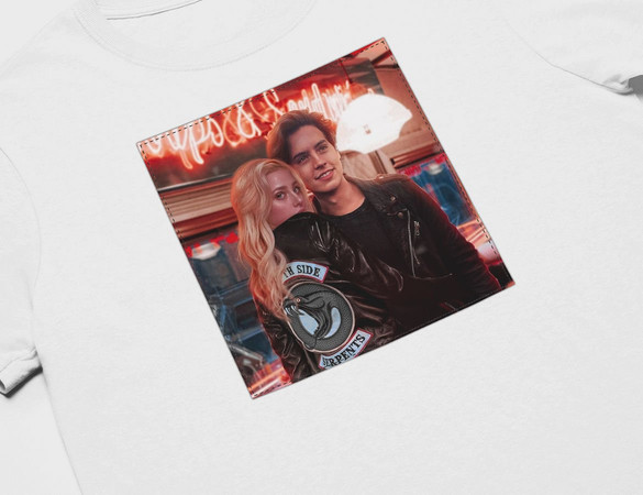 Koszulka z naszywką Riverdale Couple