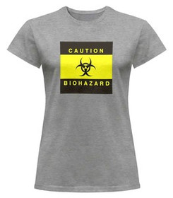 Bluzka damska z naszywką Biohazard 02
