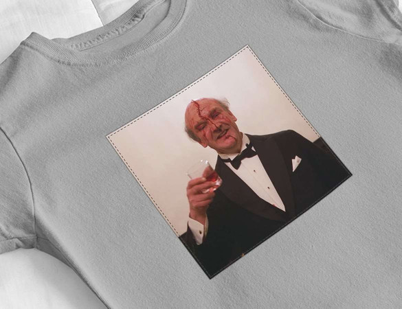 Bluzka damska z naszywką Lśnienie Kelner