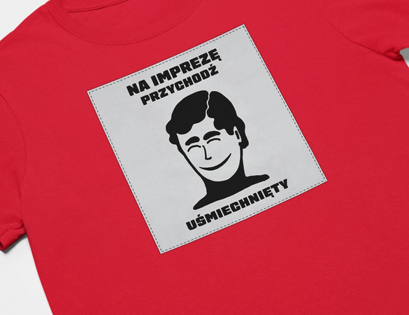 Koszulka z naszywką PRL- Impreza