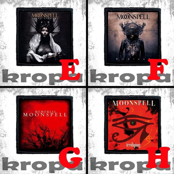 Naszywka MOONSPELL 10 x 10 cm Dużo Wzorów!