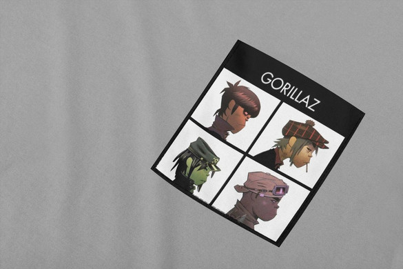 Koszulka z kieszonką Gorillaz