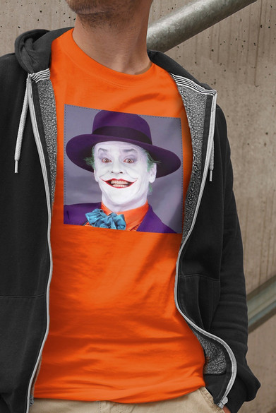 Koszulka z naszywką Joker Jack Nicholson 02