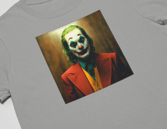 Koszulka z naszywką Joker Lift Scene