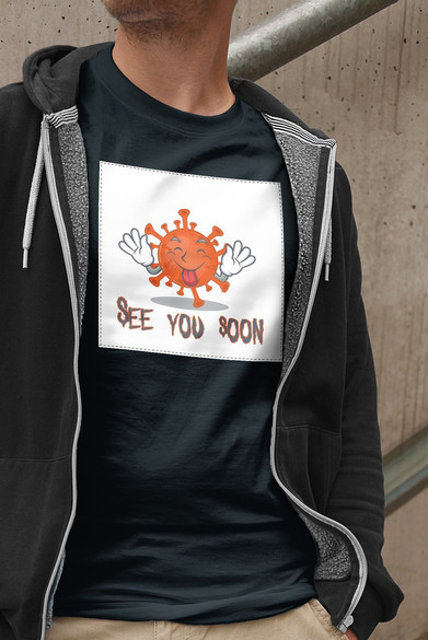 Koszulka z naszywką See You Soon